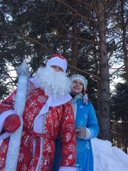 Новогоднее поздравление Деда Мороза и Снегурочки в Кемерово